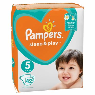 Підгузки Pampers Sleep & Play 5 Junior (11-16 кг) 42 шт