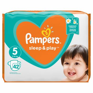 Підгузки Pampers Sleep & Play 5 Junior (11-16 кг) 42 шт