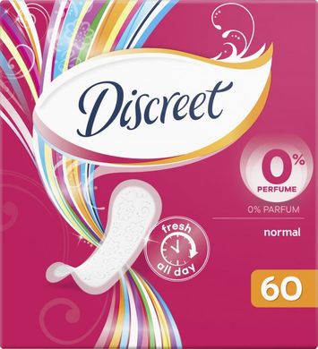 Щоденні гігієнічні прокладки Discreet Normal 60 шт.