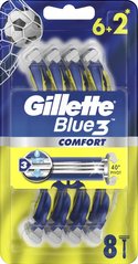 Одноразові станки для гоління Gillette Blue3 Comfort 8 шт