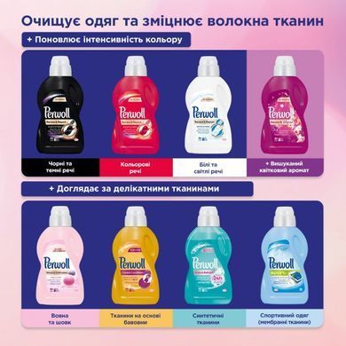 Средство для деликатной стирки Perwoll Восстановление и аромат универсальный 0,9 л