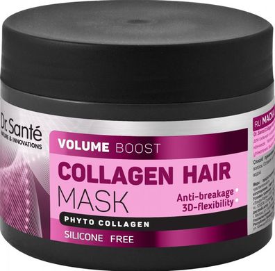 Маска для волосся Dr.Sante Collagen Hair Volume boost Для додання об'єму 300 мл