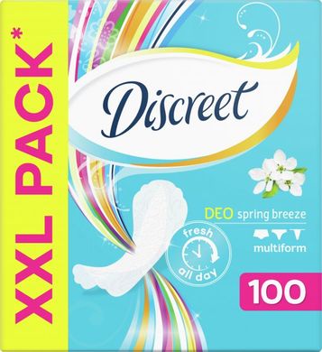 Ежедневные гигиенические прокладки Discreet Deo Spring Breeze 100 шт.