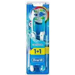 Набір зубних щіток Oral-B 1+1 Комплекс П'ятистороннє чищення середньої жорсткості