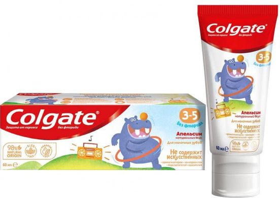 Дитяча зубна паста Colgate без фториду Апельсин від 3 до 5 років 60 г