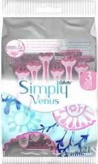 Одноразовые станки для бритья (Бритвы) женские Simply Venus 3 12 шт.