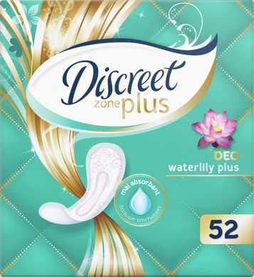 Ежедневные прокладки Discreet ZonePlus Deo Waterlilly 52 шт