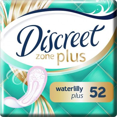 Ежедневные прокладки Discreet ZonePlus Deo Waterlilly 52 шт