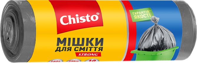 Пакети для сміття Chisto Strong 160 л 10 шт.