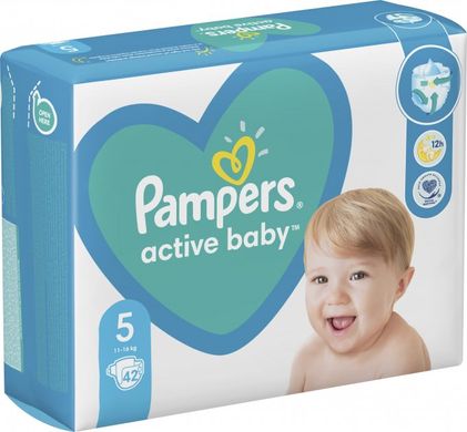 Підгузки Pampers Active Baby 5 Junior (11-16 кг) 42 шт