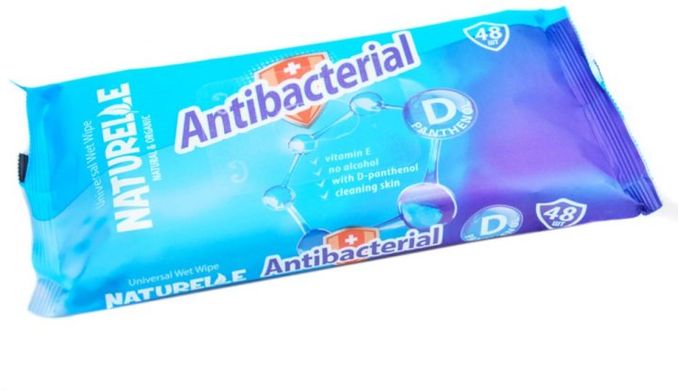 Влажные салфетки Naturelle Antibakterial с D-пантенолом 48 шт