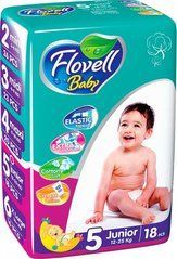 Детские подгузники Flovell Baby ECO Pack 5 12-25 кг 18 шт
