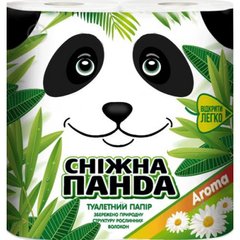 Туалетний папір Сніжна панда Арома 150 відривів 2 шари 4 рулони