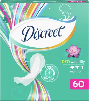 Ежедневные гигиенические прокладки Discreet Deo Water Lily 60 шт.