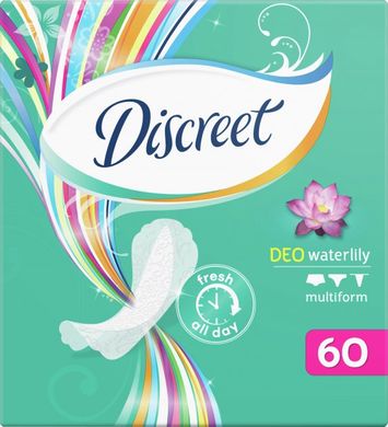 Ежедневные гигиенические прокладки Discreet Deo Water Lily 60 шт.