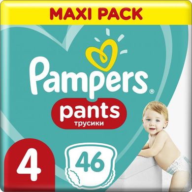 Подгузники-трусики Pampers Pants 4 (9-15 кг) 46 шт