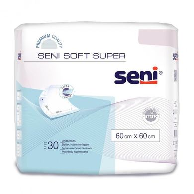 Одноразові пелюшки Seni Soft Super 60х60 см 30 шт.