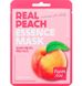 Маска тканевая FarmStay освежающая с экстрактом персика для лица Real Peach Essence Mask 23 мл