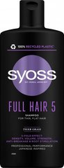 Шампунь SYOSS Full Hair 5 с тигровой травой для тонких волос без объема 440 мл