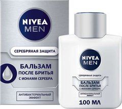 Бальзам после бритья Nivea Men Серебряная защита с ионами серебра и экстрактом ромашки 100 мл