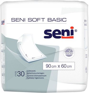 Одноразовые пеленки Seni Soft Basic 90х60 см 30 шт.