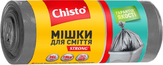 Пакеты для мусора Chisto Strong 35 л 30 шт.