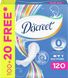 Ежедневные прокладки Discreet Deo Multiform 120 шт.