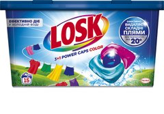 Капсулы для стирки Losk Trio 15шт Color