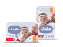 Подгузники детские Chicolino Middle 4 (7-14 кг) 40 шт