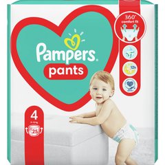 Підгузки-трусики Pampers Pants 4 (9-15 кг) 25 шт