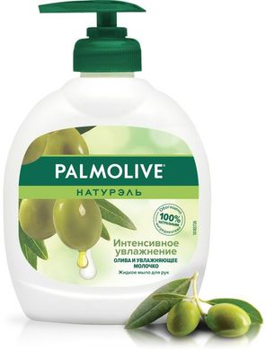 Рідке мило Palmolive Натурель Інтенсивне зволоження Олива і зволожуюче молочко 300 мл