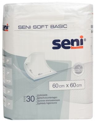 Одноразовые пеленки Seni Soft Basic 60х60 см 30 шт.