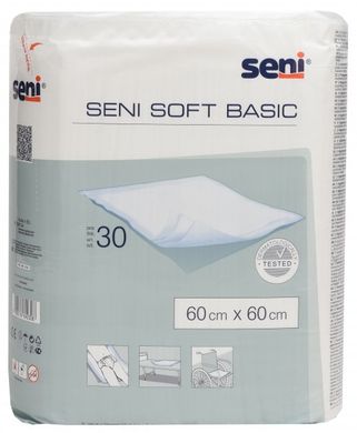 Одноразові пелюшки Seni Soft Basic 60х60 см 30 шт.