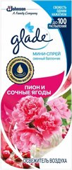 Освежитель воздуха Glade Пион и Сочные ягоды Мини-спрей Сменный баллон 10 мл