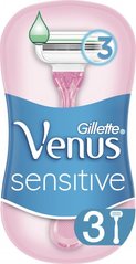 Одноразові станки для гоління (Бритви) жіночі Venus Smooth Sensitive 3 шт.