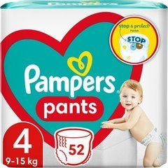 Підгузки-трусики Pampers Pants Розмір 4 (9-15 кг) 52 шт