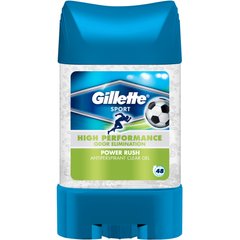 Гелевый дезодорант-антиперспирант Gillette Power Rush 70 мл