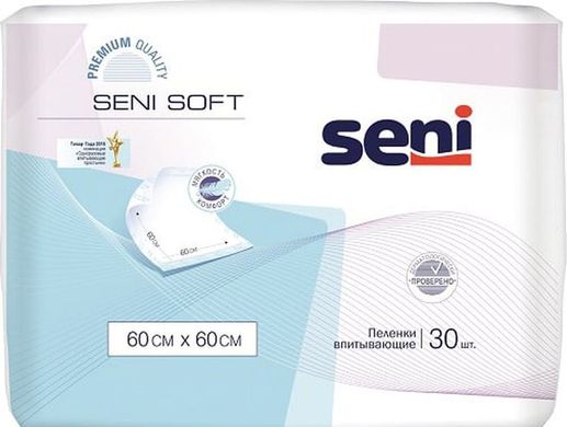 Одноразовые пеленки Seni Soft 60х60 см 30 шт.