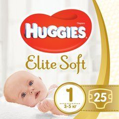 Подгузники Huggies Elite Soft 1 3-5 кг 25 шт
