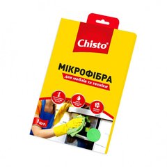 Салфетка из микрофибры Chisto для мебели и техники