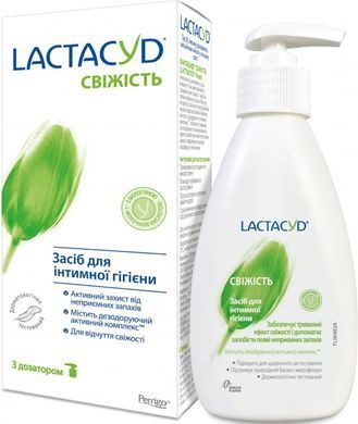 Засіб для інтимної гігієни Lactacyd Свіжість з дозатором 200 мл