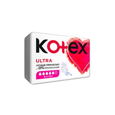 Гігієнічні прокладки Kotex Ultra Dry Super 8 шт.