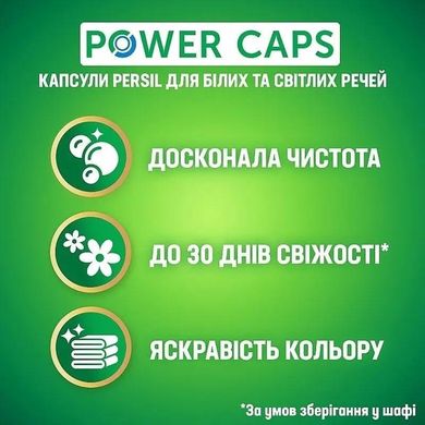 Капсули для прання Persil Power Caps 44шт Color