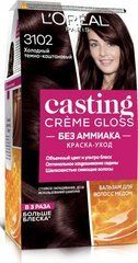 Крем-краска для волос без аммиака L'Oreal Paris Casting Creme Gloss 3102 Холодный темно-каштановый 120 мл