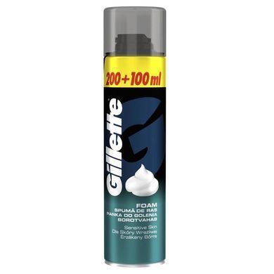 Піна для гоління Gillette Sensitive Skin Foam для чутливої шкіри 300 мл