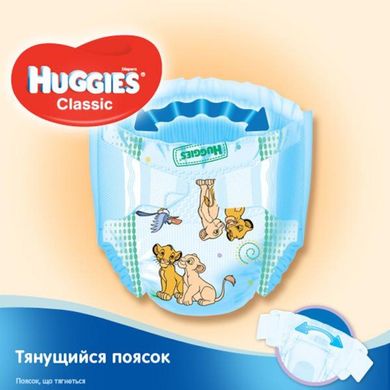 Подгузники Huggies Classic 3 Jumbo (4-9 кг) 58 шт