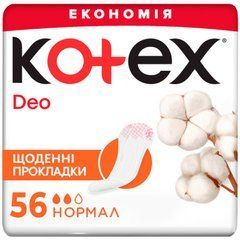 Щоденні прокладки Kotex Normal Deo 56 шт