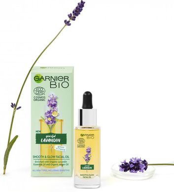 Масло для кожи лица Garnier Bio с экстрактом лавандину 30 мл