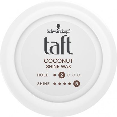 Віск Taft Coconut для блиску волосся (Фіксація) 2 75 мл