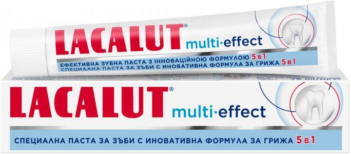 Зубна паста Lacalut Multi-effect 75 мл